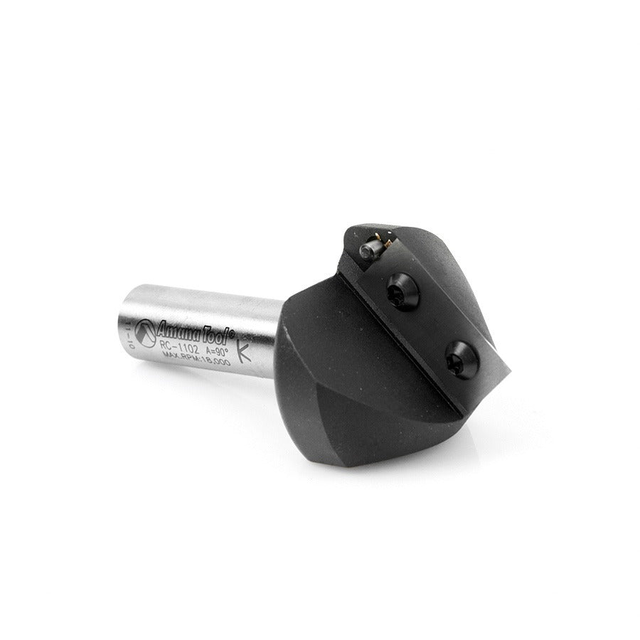 Amana RC-1102 Insert V-Groove 90 Deg x 3/4" x 1/2" Shank CNC
