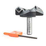 Amana RC-2255 CNC Insert Carbide 3 Wing/Flute Heavy Duty Spoilboard Plunging, Surfacing, Planing, Flycutter & Slab Leveler 2-1/2" Dia x 53/64" x 1/2" Shank Router Bit