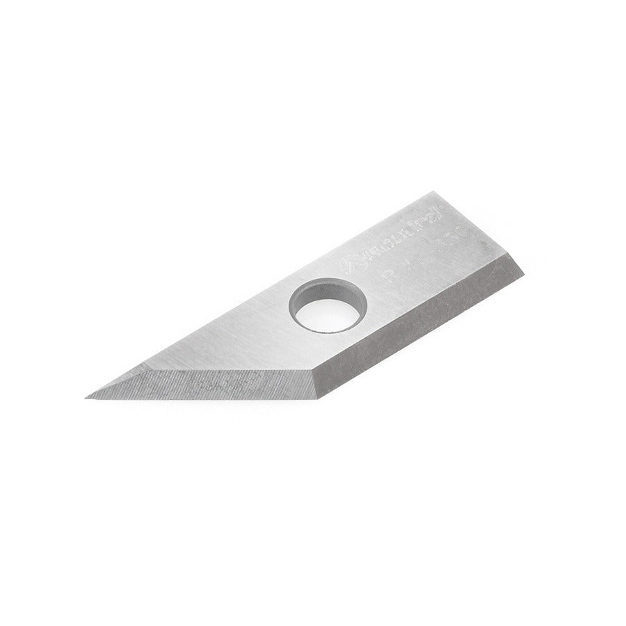 Amana RCK-350 Solid Carbide V Groove Insert MDF Knife 27 x 9 x 1.5mm for RC-1045, RC-1046, RC-1108, RC-1048
