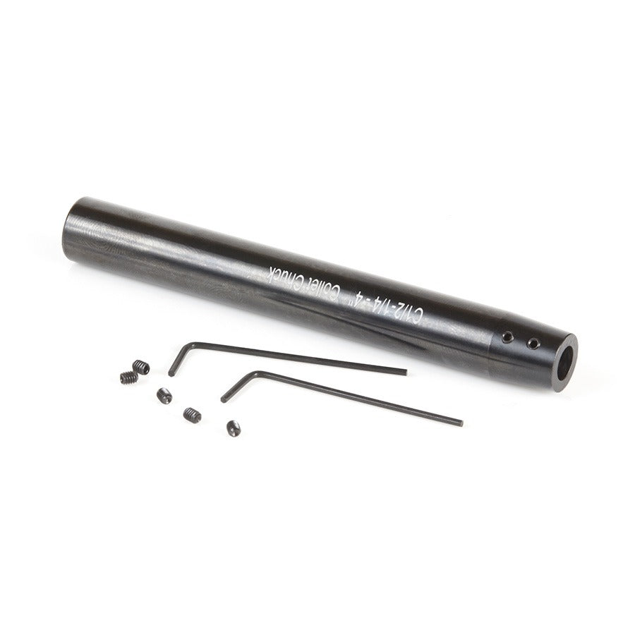 Amana TE-134 CNC Narrow Reach Tool Holder Extension 1/2" Shank, 4" Length, 1/4" Inner Dia.