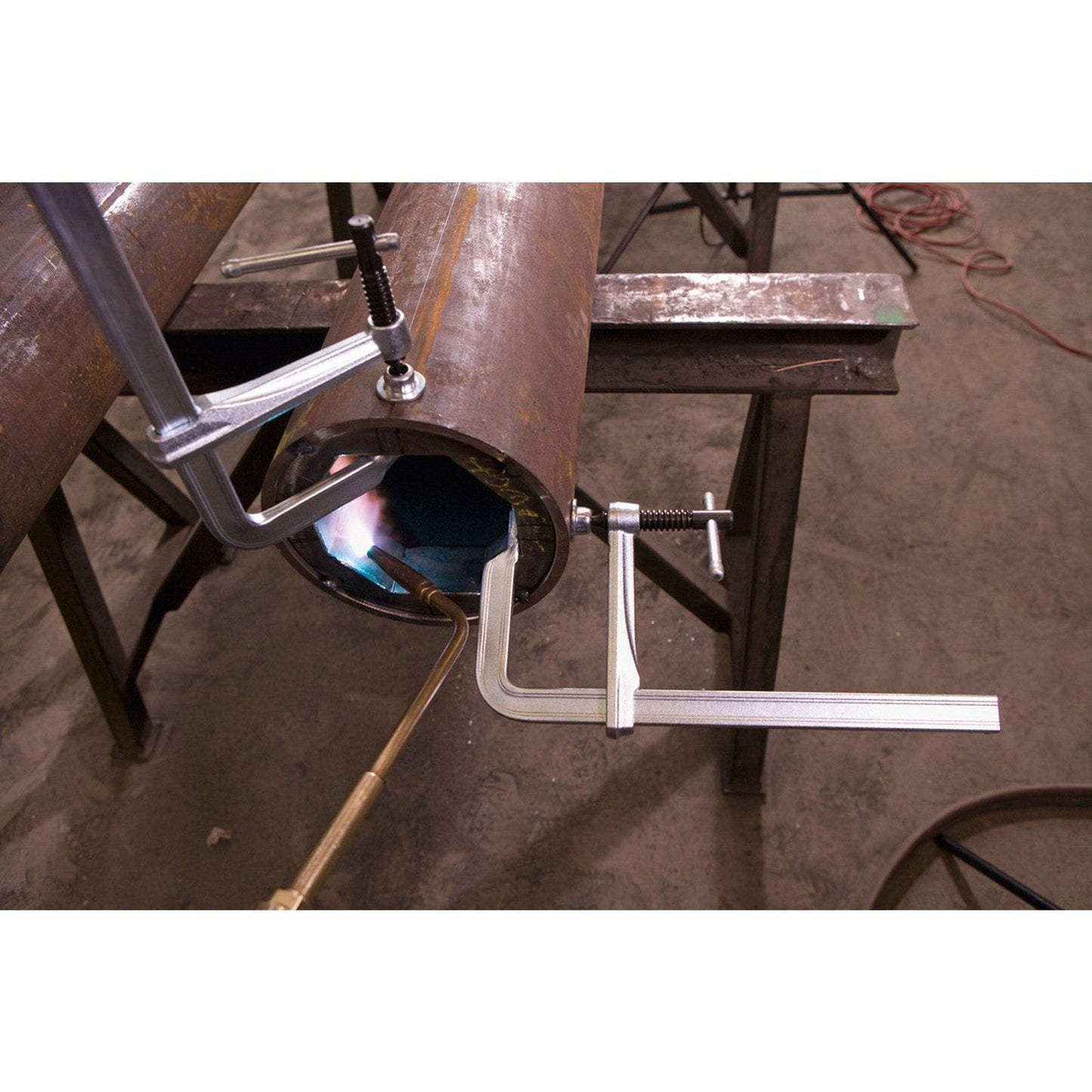 Bessey 1200 Series - Clamp, Welding, F-style, Replaceable Swivel Pad 1320 lb