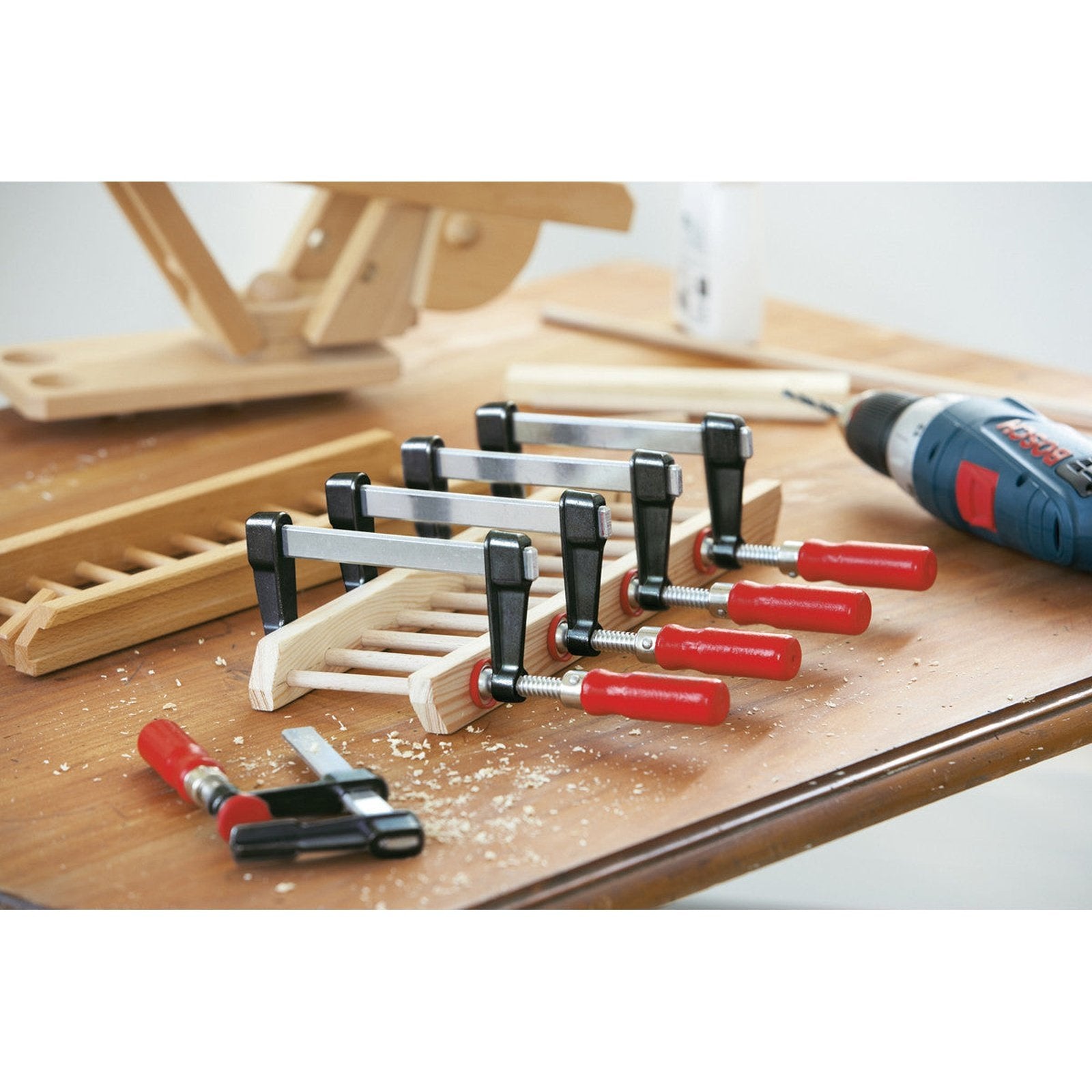 Bessey LM2.004 - Light Duty Bar Clamp, 2" x 4", 330lb