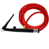 CK17 Gas Cooled Torch - Super Flex, Flex Head with Valve & Dinse 35 Connector