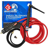 CK17 Gas Cooled Torch with Dinse 35 Connector