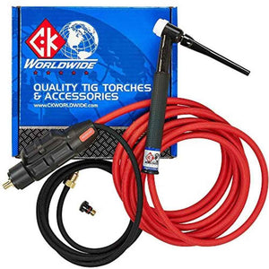 CK17 Gas Cooled Torch with Dinse 35 Connector