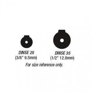 CK17 Gas Cooled Torch with Dinse 35 Connector