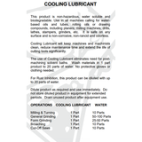 Cooling Lubricant for Metalworking