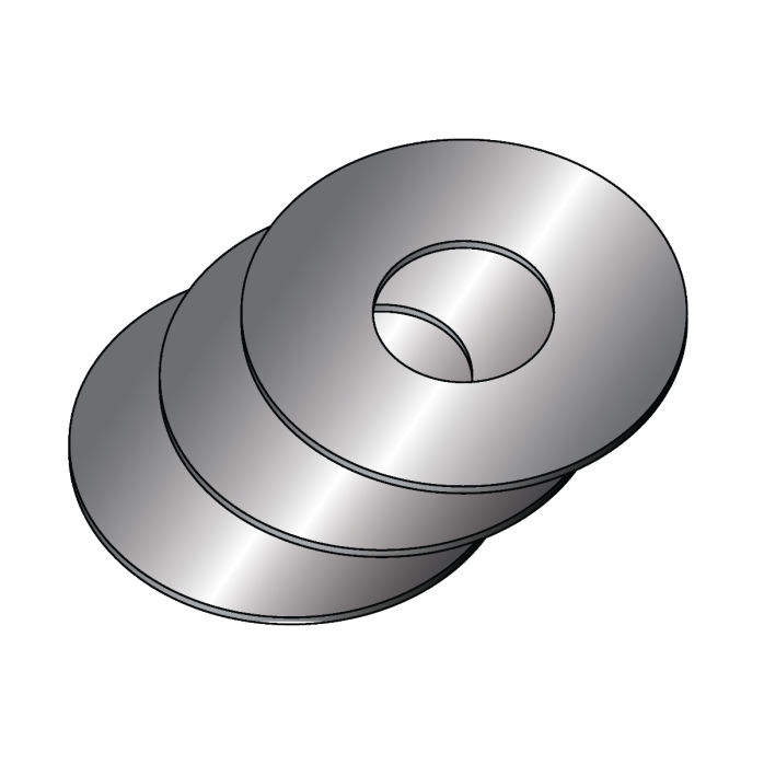 Dimar 1920310 3/8" Outside Dia, Flat/ Spring Washer, 1/4" Inside Dia, 1.4mm Thickness