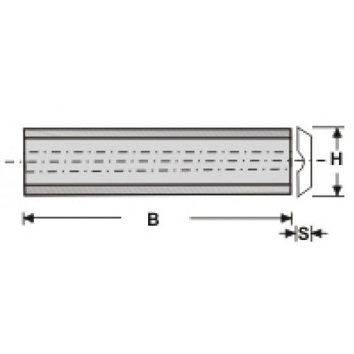 Dimar 3101501 - 8.5mm Length, Carbide Inserts, 2 Edges, 5.5mm Width, 1.1mm Thickness