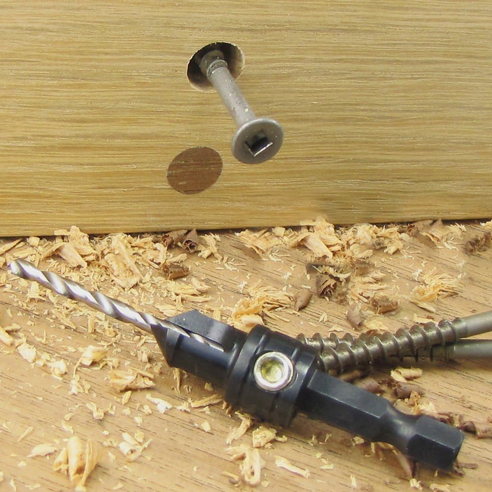 Dimar 40030 - 5 Pcs Snappy Countersink Set - 5/64", 3/32", 7/64", 1/8" and 9/64"