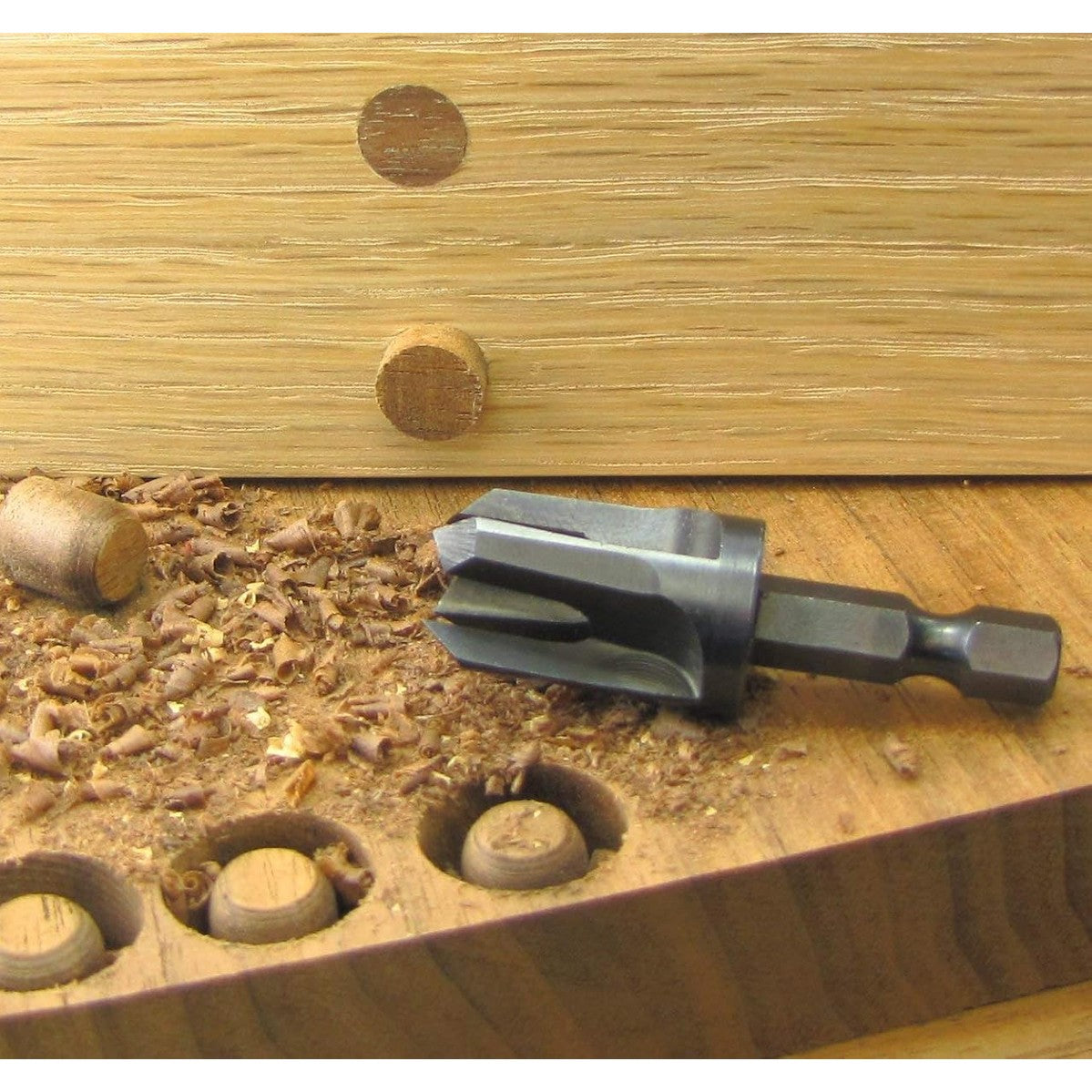 Dimar 40328 - 7/16" Dia, Snappy, Tapered Plug Cutter