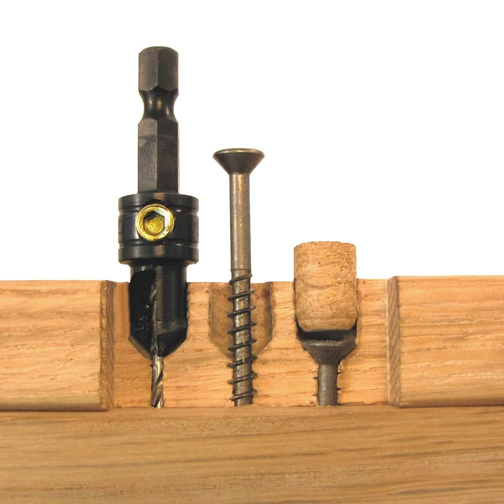 Dimar 43008 - 1/8" Drill Dia, Snappy Countersink, 3/8" Countersink Dia, for screws 8, 9, 10