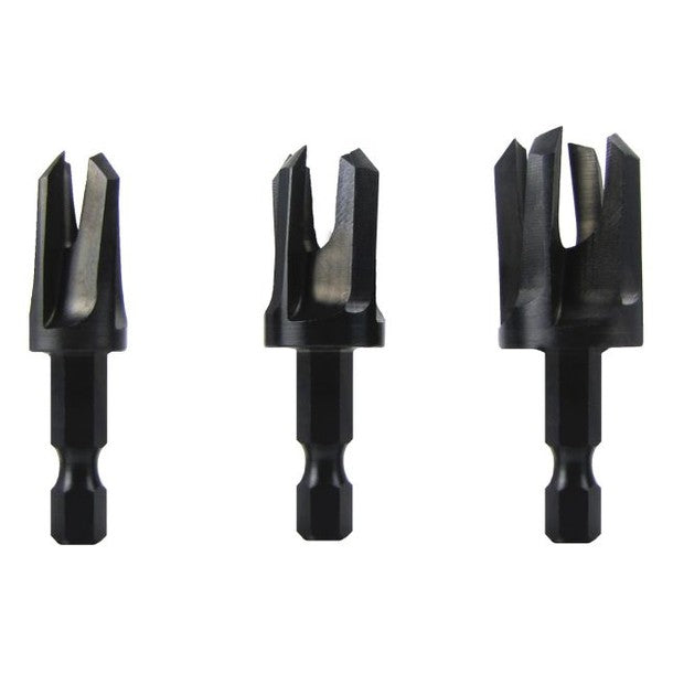 Dimar 43300 - 3 pcs Snappy Tapered Plug Cutter set
