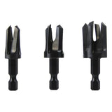Dimar 43300 - 3 pcs Snappy Tapered Plug Cutter set