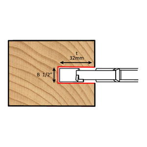 Dimar 707NF-125-12 - 125mm Dia, Carbide Tipped, Grooving Cutters with Spurs, 1/2" Cutting Height, 4+4 Teeth