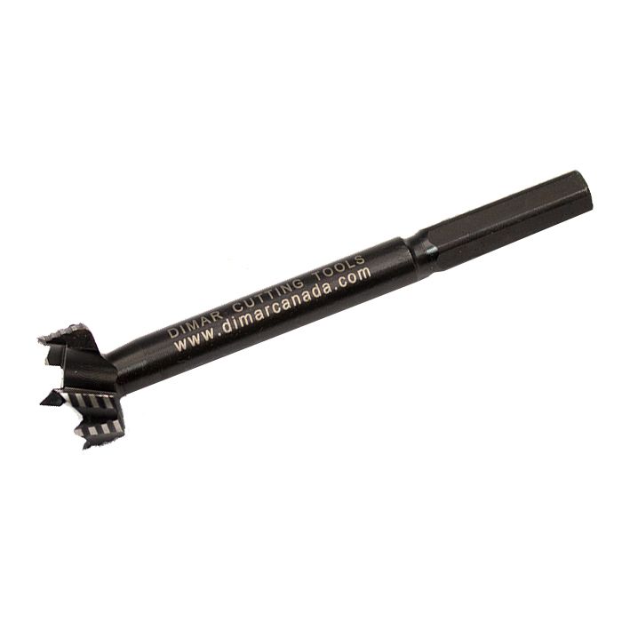 Dimar BOR-19 - 3/4" Dia, Bormax Forstner Bit, 8mm Shank, 3 1/2" Length
