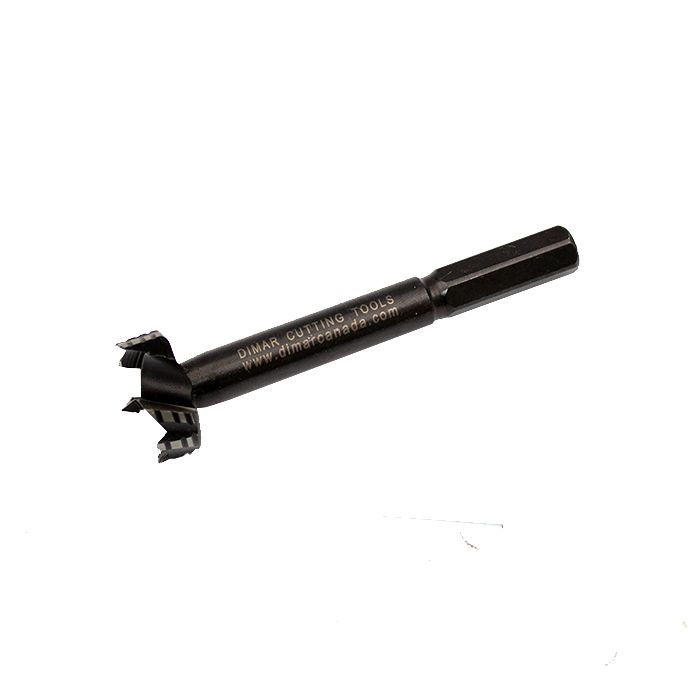 Dimar BOR-24 - 15/16" Dia, Bormax Forstner Bit, 10mm Shank, 3 1/2" Length