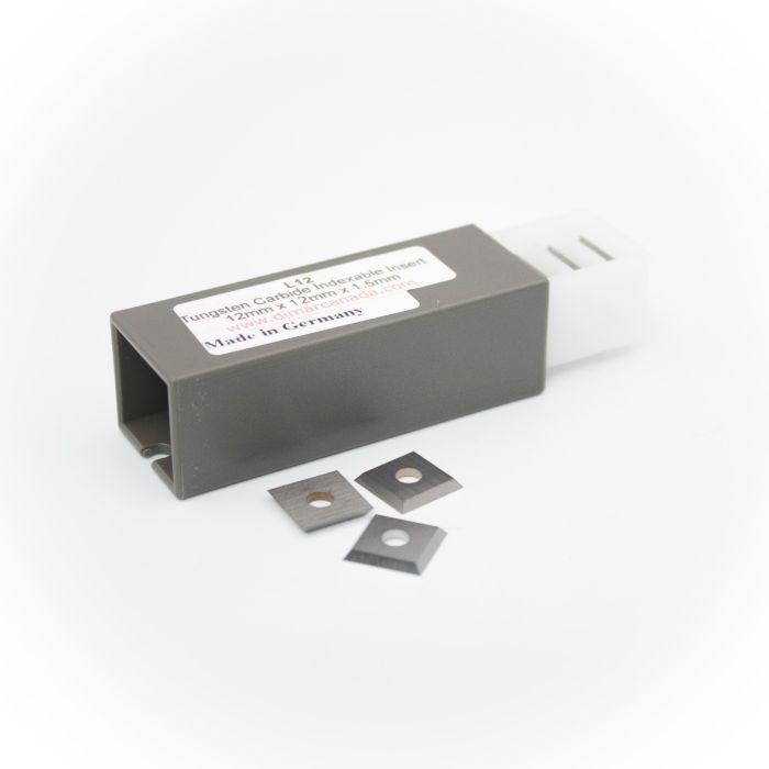Dimar L12 - 12mm Length, Carbide Insert, 4 Edges, 12mm Width, 1.5mm Thickness