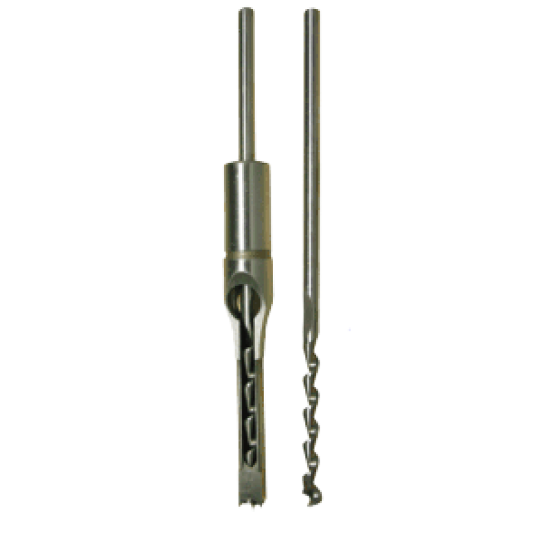 Dimar MQC-009 1" Dia, Hardened Steel, Mortising Chisel and Drill Bit Set. 3/4" Shank, Cutting Length 4 1/8", Length 8-7/8"