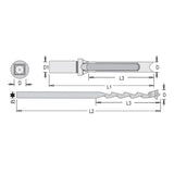 Dimar MQD-005 - 1/2" Dia, Mortising Chisel and Drill Bit Set. 5/8" Shank, Cutting Length 3 5/32"