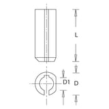 Dimar SCA-2.5 10mm Dia, 2.5mm D1, SCD Adapter to MDA, 23mm Length