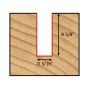Dimar SCPL45DCP 3/16" Dia, Solid Carbide, O Flute Spiral Bit for Plastic, Downcut, 3/16" Shank, 2" Length