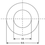 Dimar W10 - 1" to 3/4" Dia, Saw Blade Bushing
