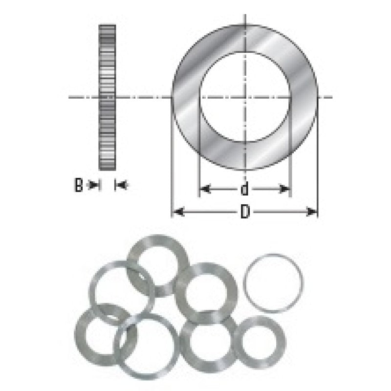 Dimar W10A 1" to 20mm Dia, Saw Blade Bushing