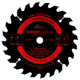 Dimar WP71424X 7-1/4" Dia, Carbide Tipped, Crosscut Saw Blade, 24 Teeth, ATB