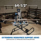 Evolution 133-0001 MCSSTAND, Mitering Chop Saw Stand with Powerlift Assist