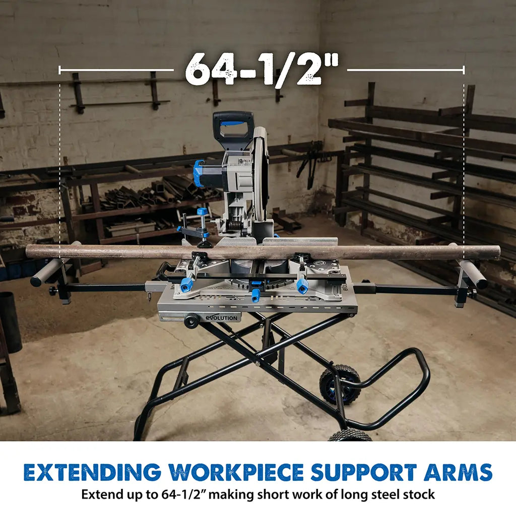 Evolution 133-0001 MCSSTAND, Mitering Chop Saw Stand with Powerlift Assist