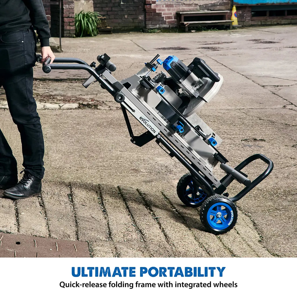 Evolution 133-0001 MCSSTAND, Mitering Chop Saw Stand with Powerlift Assist