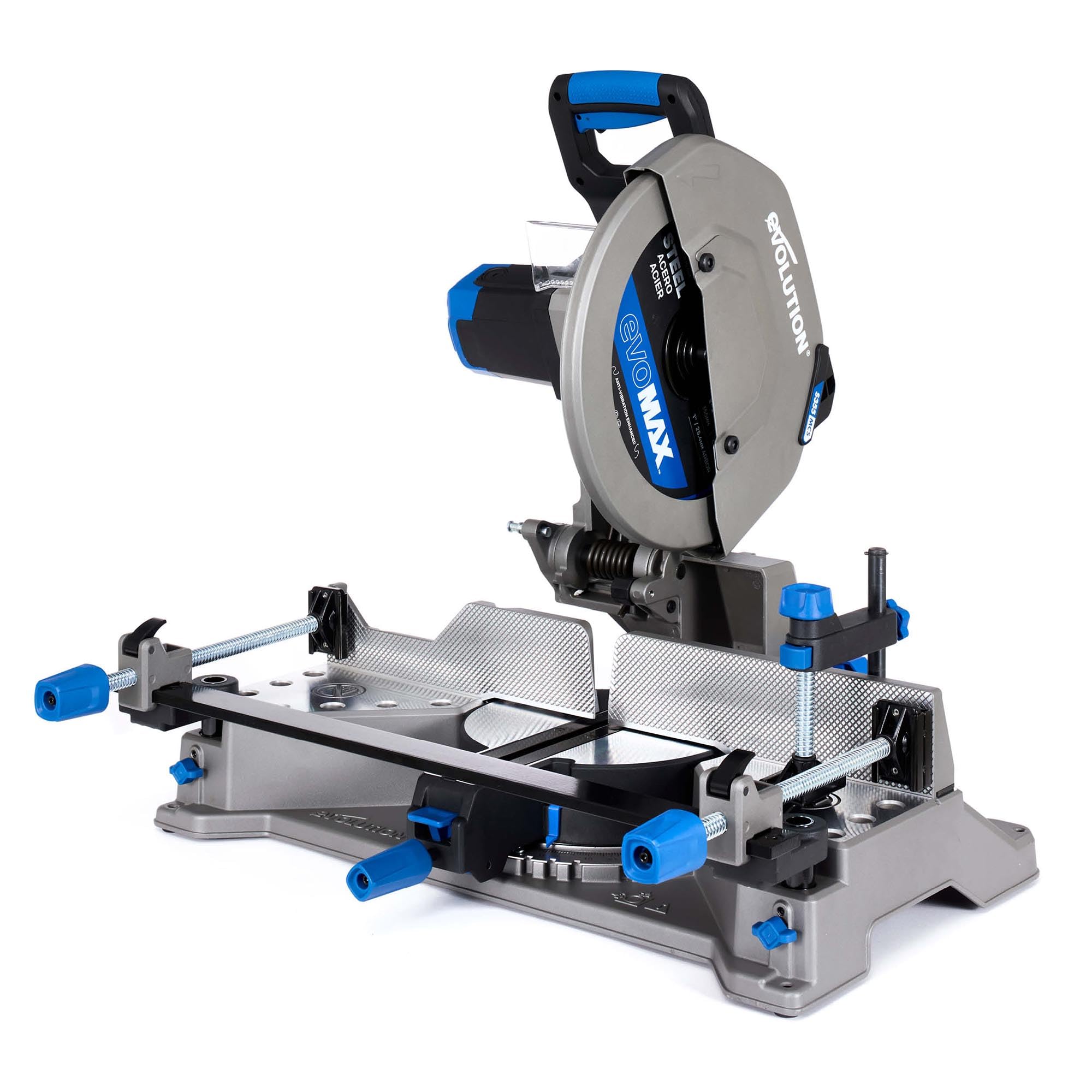 Evolution S14MCS: Cold Cut Mitering Chop Saw With 14 in. EVOMAX14ST Blade | Heavy Duty | Metal Cutting