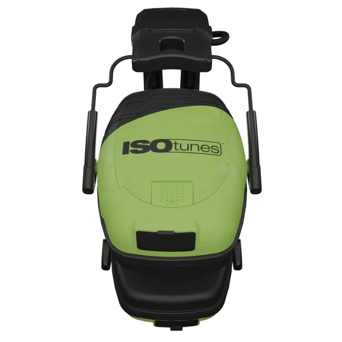 ISOtunes LINK Aware Bluetooth Earmuff - Safety Green 79 dB Volume Limit