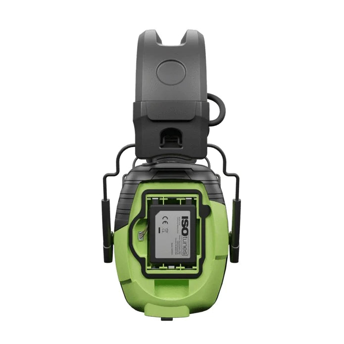 ISOtunes LINK Aware Bluetooth Earmuff - Safety Green 79 dB Volume Limit