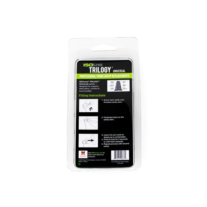 Isotunes Trilogy Replacement Ear Tips