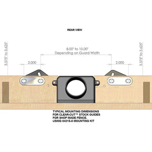 JessEm 04216 - Shop Made Fence Mounting Kit for Clear-Cut Stock Guides