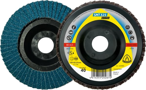 Klingspor SMT 325 Extra - Abrasive mop discs for Stainless steel, Steel