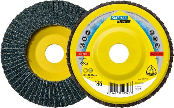Klingspor SMT 925 Special - Abrasive mop discs for Stainless steel, Steel