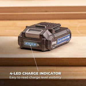 Kreg 20V BlueIon Battery and Charger Starter Kit - 2.0Ah