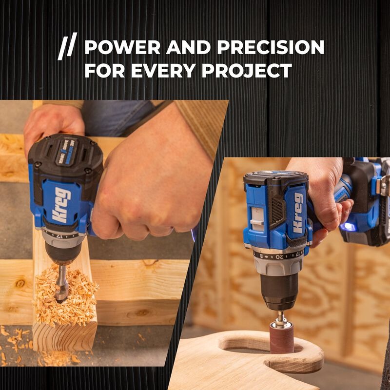 Kreg 20V Ionic Drive™ 1/2" Compact Drill Tool Only