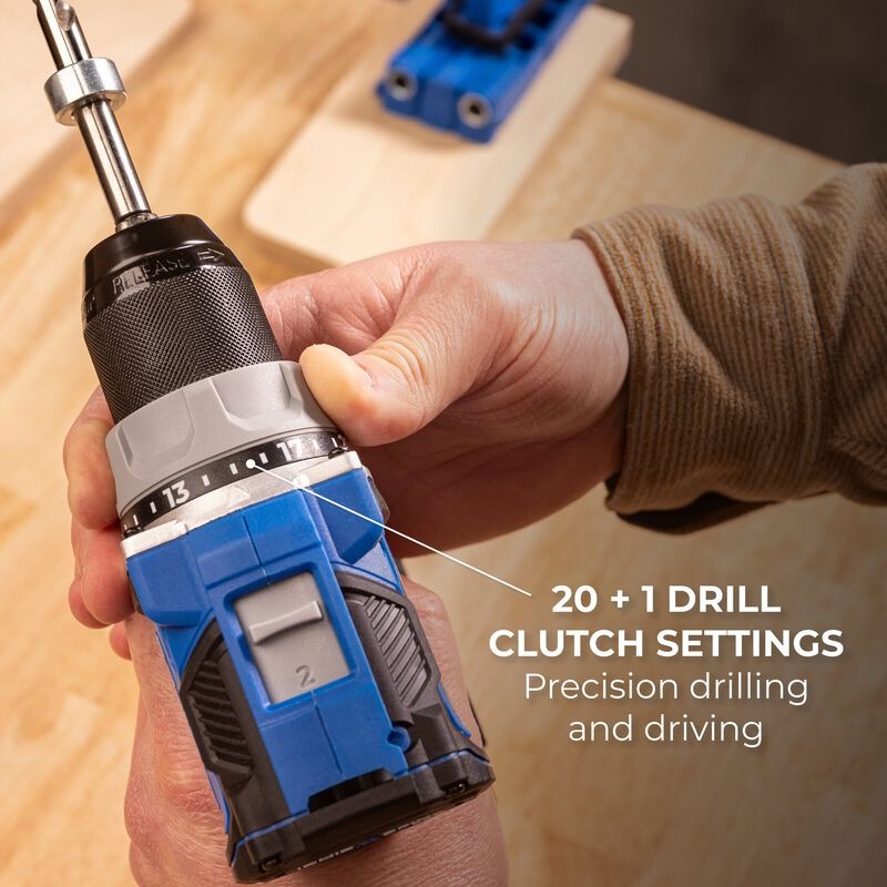 Kreg 20V Ionic Drive™ 1/2" Compact Drill Tool Only