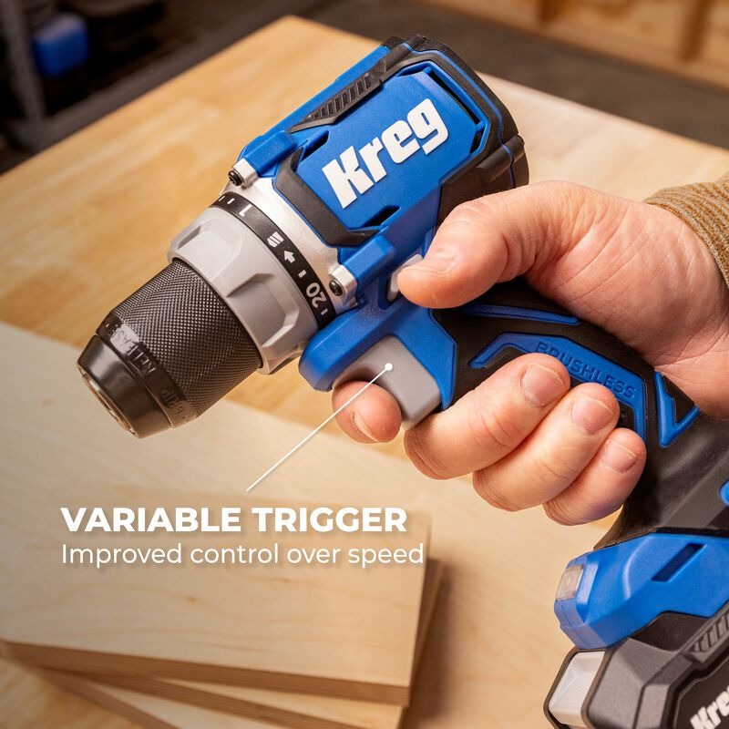 Kreg 20V Ionic Drive™ 1/2" Compact Drill Tool Only