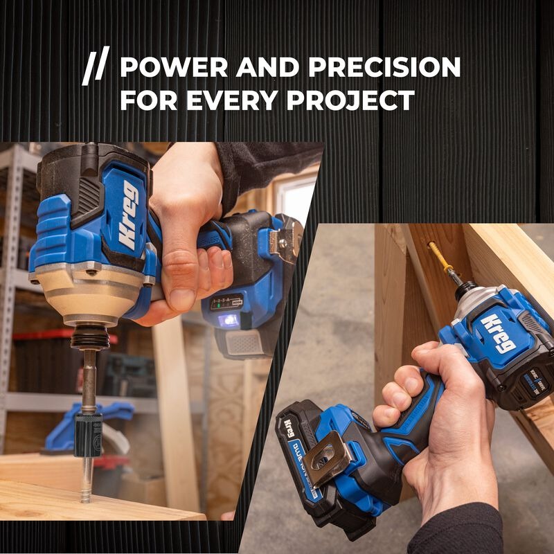 Kreg 20V Ionic Drive™ 1/4" Compact Impact Driver Tool Only