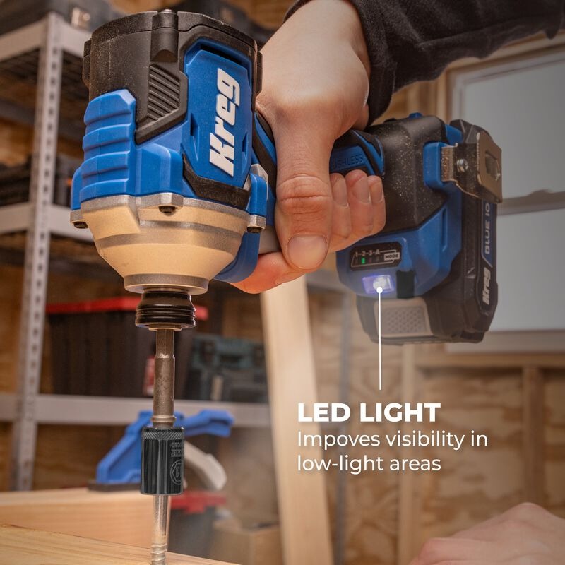 Kreg 20V Ionic Drive™ 1/4" Compact Impact Driver Tool Only