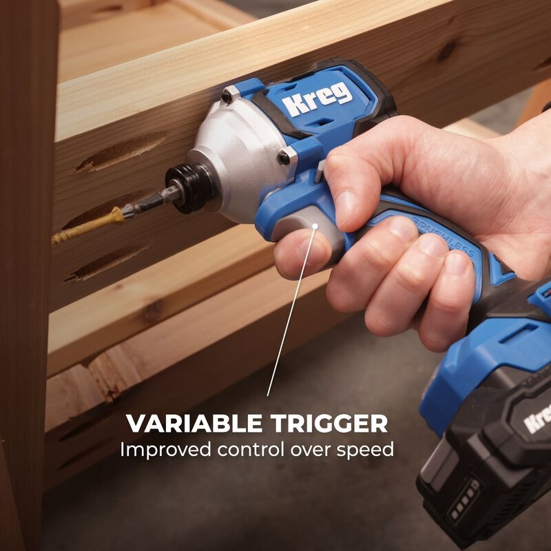 Kreg 20V Ionic Drive™ 1/4" Compact Impact Driver Tool Only