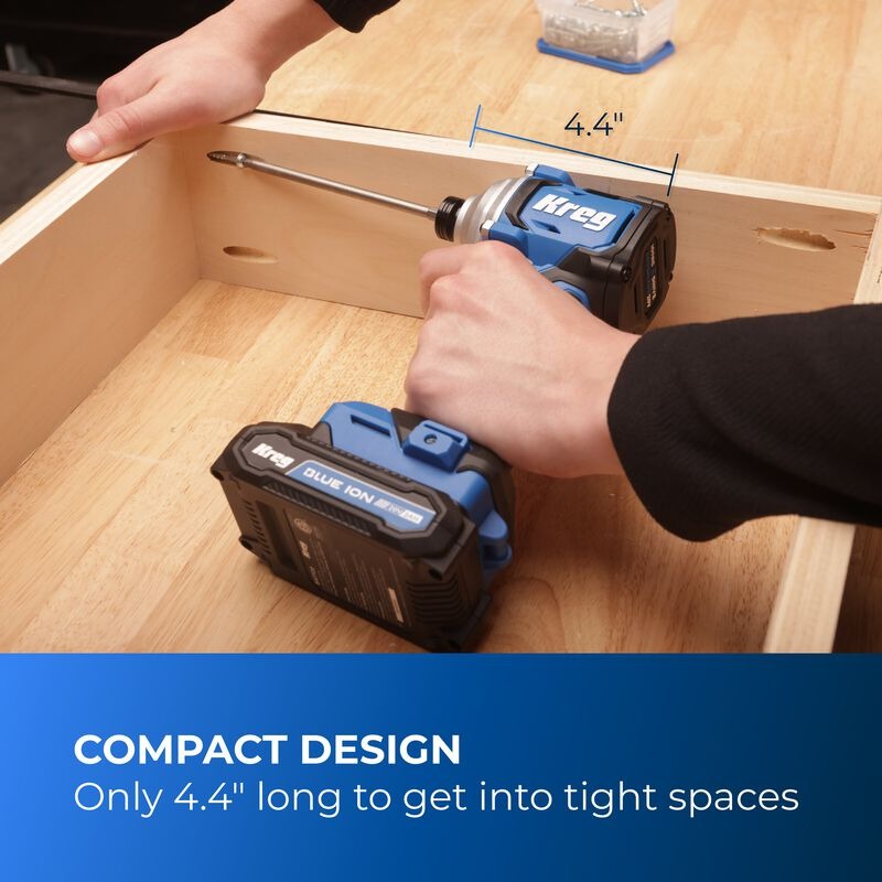 Kreg 20V Ionic Drive™ 1/4" Compact Impact Driver Tool Only
