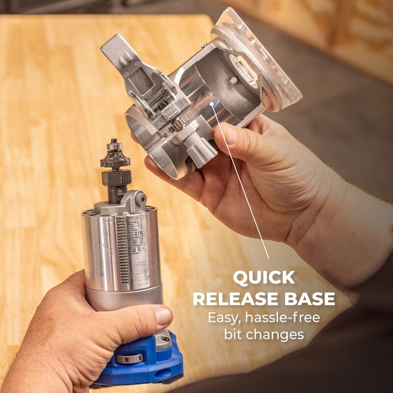 Kreg 20V Ionic Drive™ 1/4" Trim Router Tool Only