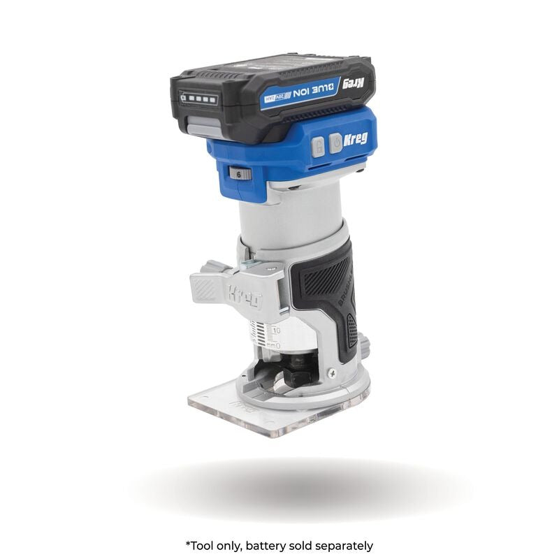 Kreg 20V Ionic Drive™ 1/4" Trim Router Tool Only