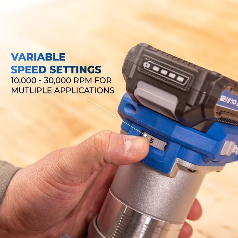 Kreg 20V Ionic Drive™ 1/4" Trim Router Tool Only